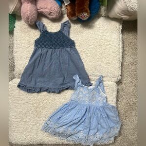 2 Babygirl dresses 18-24 months